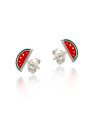 Brinco AG Melancia 8.5mm p/ Resina  - G6 - 5mm x 9mm - 0.79gr