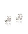 Brinco AG TP Uva p/ Pedra Cristal - G5 - 6mm x 9mm - 0.78gr