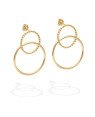 Brinco c/ 1 Argola Torcida e 1 Argola Fio Lisa 30mm - 00 - 30mm x 36mm - 6.23gr