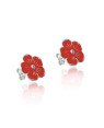 Brinco AG Flor 13mm p/ Resina  - G3 - 13mm x 13mm - 2.61gr
