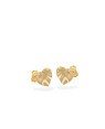 Brinco Coracao Textura Organica  - 00 - 11mm x 10mm - 0.97gr