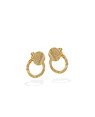 Brinco 2 Redondos Textura Organica  - 00 - 20mm x 20mm - 2.18gr