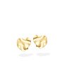 Brinco Coracao Textura Organica - 00 - 15mm x 22mm - 1.41gr