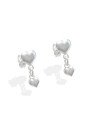 Brinco AG Coracao Liso p/ Coracao Liso 4mm - G3 - 6mm x 15mm - 1.06gr