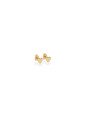 Brinco Coracao Liso Macico  - 00 - 5mm x 6mm - 0.47gr