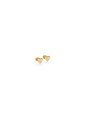 Brinco TP Coracao Liso Macico  - 00 - 5mm x 6mm - 0.52gr
