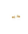 Brinco TP Estrela Diamantada Macica  - 00 - 6mm x 6mm - 0.47gr
