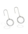 Brinco AG Gancho Redondo Vazado Diamantado - G5 - 20mm x 43mm - 2.53gr
