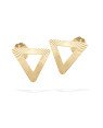 Brinco Triangulo Vazado Diamantado 19mm - 00 - 20mm x 20mm - 1.32gr
