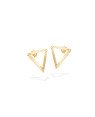 Brinco Triangulo Vazado Diamantado 13mm - 00 - 13mm x 13mm - 0.97gr