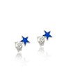 Brinco AG Estrela Macica p/ Resina (Azul Bandeira) - G6 - 6mm x 6mm - 0.50gr