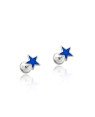 Brinco AG TP Estrela Macica p/ Resina (Azul Bandeira) - G6 - 6mm x 6mm - 0.51gr