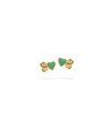 Brinco Coracao Macico p/ Resina  - 00 - 5mm x 5mm - 0.49gr