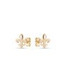 Brinco Flor-de-Lis  - 00 - 10mm x 10mm - 1.02gr