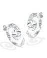 Brinco AG Vortice Oval Textura Organica  - G1 - 17mm x 25mm - 2.58gr