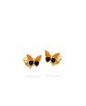 Brinco Borboleta 10X7.5mm p/ Resina  (Amarelo e Preto) - 00 - 10mm x 8mm - 0.91gr