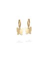 Brinco Argolinha c/ Borboleta 10X7.5mm Dobradura - 00 - 10mm x 20mm - 1.43gr