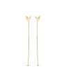 Brinco Passante c/ Borboleta 10x7.5mm Dobradura   - 00 - 10mm x 80mm - 1.13gr