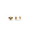 Brinco TP Abelha 6mm p/ Resina  - 00 - 7mm x 6mm - 0.60gr