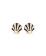 Brinco Concha Borda Lisa p/ Resina  - 00 - 13mm x 13mm - 2.05gr
