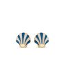 Brinco Concha Borda Lisa p/ Resina  - 00 - 13mm x 13mm - 2.05gr