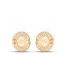 Brinco 2 Leques Textura Madeira 15mm - 00 - 15mm x 15mm - 1.84gr