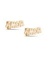 Brinco Amor Liso 5mm Bordas c/ Bolinhas - 00 - 10mm x 5mm - 1.19gr