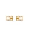 Brinco Quadrado 5mm Diamantado  - 00 - 5mm x 5mm - 0.93gr