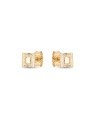 Brinco Quadrado 5mm Botao Diamantado  - 00 - 5mm x 5mm - 0.76gr