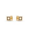 Brinco Quadrado 5mm Liso c/ Bolinhas - 00 - 5mm x 13mm - 0.80gr