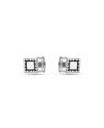 Brinco AG Quadrado 5mm Liso c/ Bolinhas - G6 - 5mm x 13mm - 0.82gr