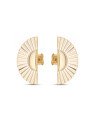 Brinco Leque 25mm Diamantado Centro Liso - 00 - 13mm x 25mm - 2.18gr