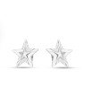Brinco AG Estrela 17mm Centro Abaulado Borda Diamantada - G3 - 17mm x 17mm - 2.50gr
