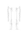 Brinco AG Oval 6mm p/ Corrente c/ 4 Ovais Pendurados - G5 - 6mm x 42mm - 2.86gr