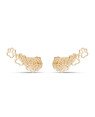 Brinco Ear Cuff 3 Patas Vazadas  - 00 - 23mm x 9mm - 1.77gr