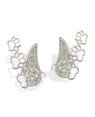 Brinco AG Ear Cuff 3 Patas Vazadas  - G3 - 23mm x 9mm - 2.16gr