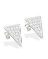 Brinco AG Triangulo 18mm Textura Cruzada - G3 - 15mm x 18mm - 2.26gr
