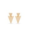 Brinco Triangulo 18mm c/ Triangulo 30mm Textura Cruzada - 00 - 27mm x 44mm - 4.74gr
