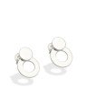 Brinco AG Redondo Macico 6mm c/ Redondo Vaz Reto  - G3 - 10mm x 14mm - 1.56gr