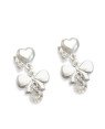 Brinco AG Coracao Abaulado p/ Laco Macico c/ Zirconia  - G3 - 10mm x 20mm - 2.03gr