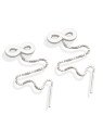 Brinco AG Passante c/ Infinito Macico 10mm  - G6 - 10mm x 80mm - 1.05gr