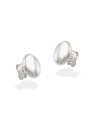 Brinco AG Oval 10mm Abaulado  - G5 - 7mm x 10mm - 1.18gr