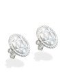 Brinco AG Redondo 12mm Estampado Almofada c/ Borda Torcida  - G3 - 12mm x 12mm - 1.92gr