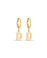 Brinco Argolinha c/ Letra Lisa 1-045D - 00 - 12mm x 22mm - 1.40gr