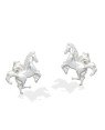 Brinco AG Cavalo Estampado 12mm - G5 - 12mm x 8mm - 0.89gr