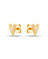 Brinco Coracao Comprido 8mm Onda  - 00 - 6mm x 8mm - 0.80gr
