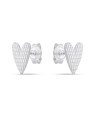 Brinco AG Coracao Comprido 12mm Textura - G5 - 8mm x 12mm - 1.16gr