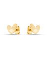 Brinco Coracao Irregular 8mm Diamantado - 00 - 9mm x 8mm - 1.60gr