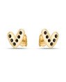 Brinco Coracao Irregular 10mm p/ Pedra - 00 - 10mm x 11mm - 1.20gr