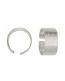 Anel AG De Regulagem c/ Oracao Pai Nosso - G1 - 1mm x 1mm - 3.24gr